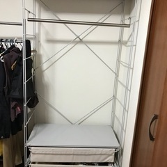 ◆無印良品◆スチールユニットシェルフ・ワードローブ