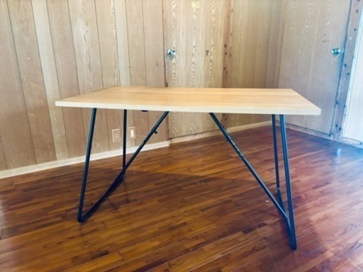 【ナチュラルウッド】ダイニングテーブル　120cm×70cm