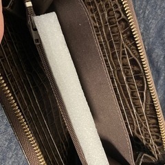 新品　LEZOPHIS] クロコダイル 長財布 【風水師監修】 牛革 型押し 財布の画像