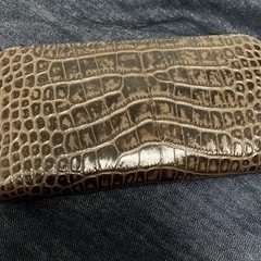新品　LEZOPHIS] クロコダイル 長財布 【風水師監修】 牛革 型押し 財布の画像