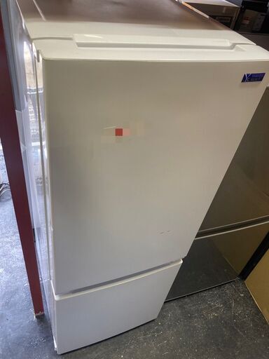 ☆中古￥9,800！YAMADA　156㍑2ドア冷蔵庫　家電　YRZ-F15G1型　幅48㎝ｘ奥行60㎝ｘ高さ127㎝　2020年製　【BE116】