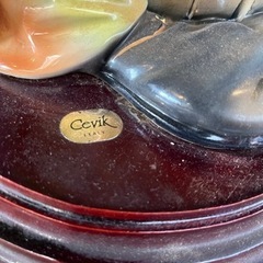 貴重！イタリア製アンティーク　ピエロの陶器置物　の画像