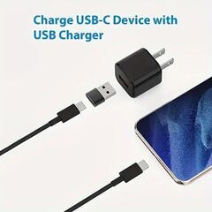 USB→USB-C変換アダプターの画像