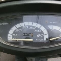 バイク　ホンダ・タクト50cc原付　電動式オートスタンド付き 【現在乗用中】の画像