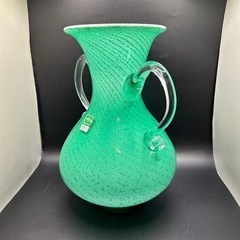 Art Glass 手作り花瓶  の画像