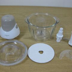 TESCOM テスコム フードプロセッサー TK212 ホワイト 調理家電 みじん切り おろしの画像