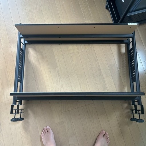 ・Bauhutte( バウヒュッテ ) ゲーミングデスク 昇降式 PCデスク (幅 100 × 奥行 60 高さ 59~80 cm ) ブラック BHD-1000M