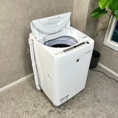 ☑︎ご成約済み🤝 SHARP 洗濯機 7kg✨ 2018年製⭕️ 二人暮らしにも👀の画像
