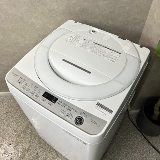 ☑︎ご成約済み? SHARP 洗濯機 7kg✨ 2021年製⭕️ 二人暮らしにも?