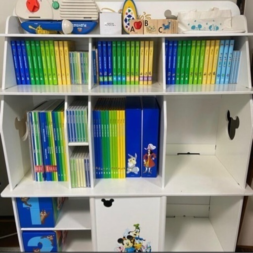 【最終値下げ】ディズニー英語システム 2016年製　新子役　棚付き