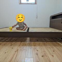 決定しました！ダブルベッドフレームの画像