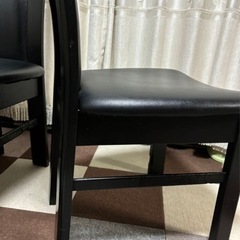 おしゃれな黒ダイニングチェア
4脚の画像