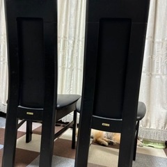 おしゃれな黒ダイニングチェア
4脚の画像
