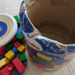 ベビー 子供 おもちゃ 知育玩具 木製積み木 100ピース の画像