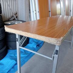 【無料】長机10本＋椅子4個おゆずりします