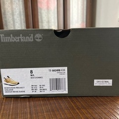 靴/スエードスニーカー　　
Timberland   ティンバーランド　26cm    新品　未使用の画像