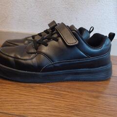 シーイン 子供 マジックテープ スニーカー 軽量 ブラックの画像