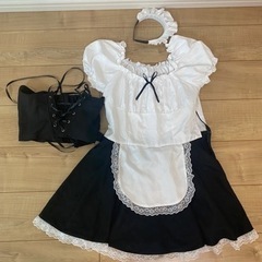 メイド服(ハロウィンなどに) (7月中に処分予定)