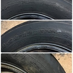 ☆中古☆マグナ50☆前後タイヤ☆タイヤのみ☆ひび割れあり☆の画像