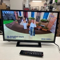 ☆値下げ☆O2405-772 TOSHIBA 液晶テレビ REGZA 24S24 2021年製 リモコン付き 動作確認済み キズ汚れ有り