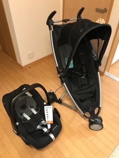 ※決まりました　クイニーザップ　ベビーカー　マキシコシ　チャイルドシート　セット
