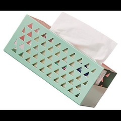 ティッシュケース マグネット付き キッチンペーパー収納　グリーン
