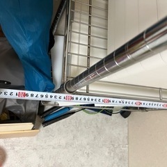 ローラー付き　スチールラック　棚の画像