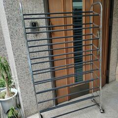 滑り止め付き スリム シューズスチールラック