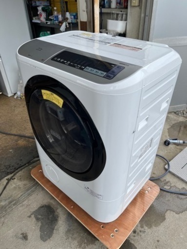 【業者様向けジャンク品】 引取り限定 埼玉川越 HITACHI ドラム式洗濯機 2018年 BD-NV110BL ドアロック不良 家電 生活家電 洗濯機