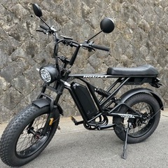 原動機付自転車　HOUPET ファットバイク　極太タイヤ　【室内保管】説明書付の画像