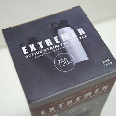 残り2個! 新品 カクセー エクストリーマー アクティブステンレスボトル 750ml ブラック XT-75K 水筒 黒  札幌市 清田区 平岡の画像