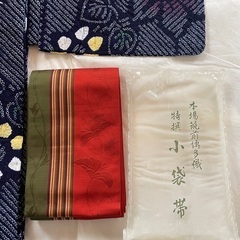 浴衣と帯の画像