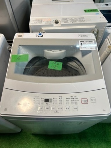 早い者勝ち大セール‼️‼️＋ご来店時、ガン×2お値引き‼️ニトリ 2021年製 6.0kg 洗濯機