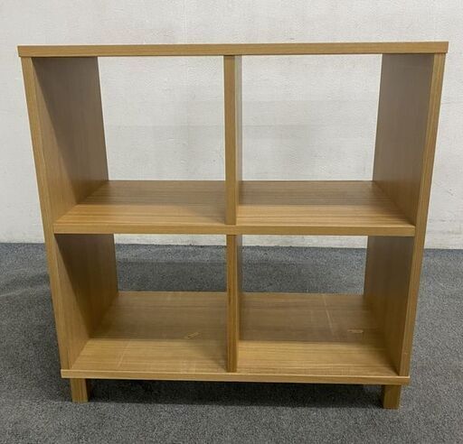 MUJI 無印良品 廃盤 タモ材 オープンシェルフ 2×2 MUJI 無印良品 廃盤 タモ材 オープンシェルフ 2×2