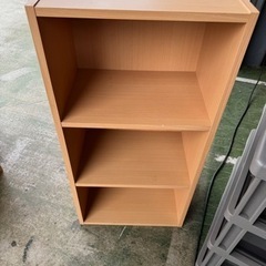 家具 収納家具 カラーボックス　ライトブラウン　⓶ 中古
