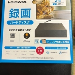 I-O DATA ハードディスク　2TB