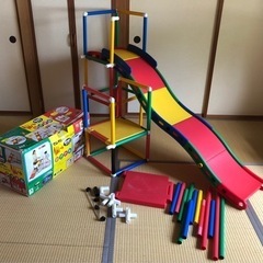 ジャングルジム　すべり台　組み替え可能の画像