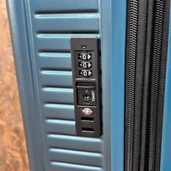 美品 A.L.I/アジア・ラゲージ スーツケース キャリーケース 62L ALK-6020-24 ターコイズブルー 4～7泊 TSAロック ハードタイプ トランクの画像