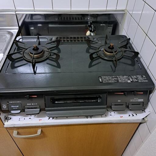 Rinnai　グリル付ガステーブル　Siセンサーコンロ