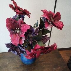 ポインセチア造花セット