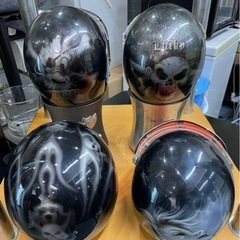 22日に取り消します‼️ 
ヘルメット　ジェットヘル　エアブラシ...
