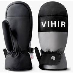 Vihir スキーグローブ 防寒 防水 厚手 スキー 手袋 M