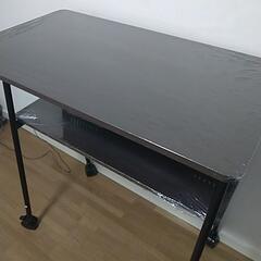 スタンディングデスク キャスター付き モニターアーム対応 幅90cm 奥行50cm 高さ100cm未使用品 の画像