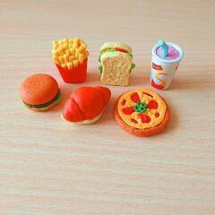 食べ物消しゴムの画像