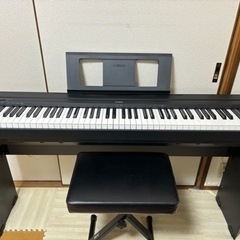 【お譲り先決まりました】YAMAHA 電子ピアノ　P-45B  ...