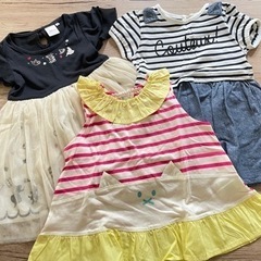 110 女の子 夏服 7点まとめて。の画像