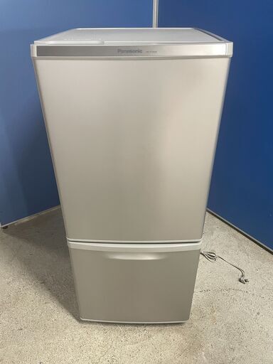 【良品】Panasonic 2ドア冷蔵庫 NR-B14AW-S 2017年製 通電確認済み 格安 早い者勝ち 引取歓迎 配送OK