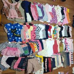 　【譲渡済】80着まとめうり８０cm　女児　半袖　