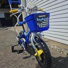 決まりました…補助輪付き自転車の画像