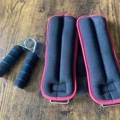 スポーツ フィットネス、トレーニング　おもり2個、ハンドグリップ...